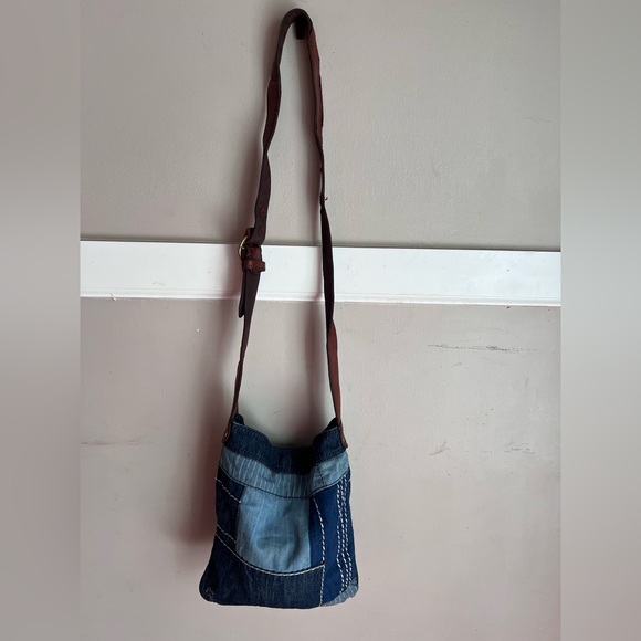 Lucky Brand Blue Denim Crossbody Bag - Picture 3 of 5
